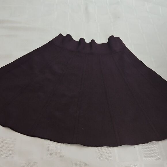 Wilfred Deep Purple Pleated A-Line Mini Skirt - Picture 10 of 16